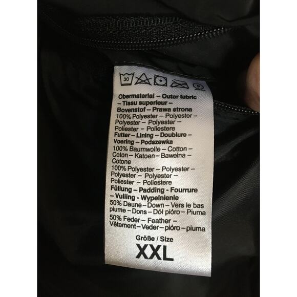 Bonita Men Unlimited Express Society Royal BMW 1977 XXL Quilted Goose Down Vest - Picture 10 of 11